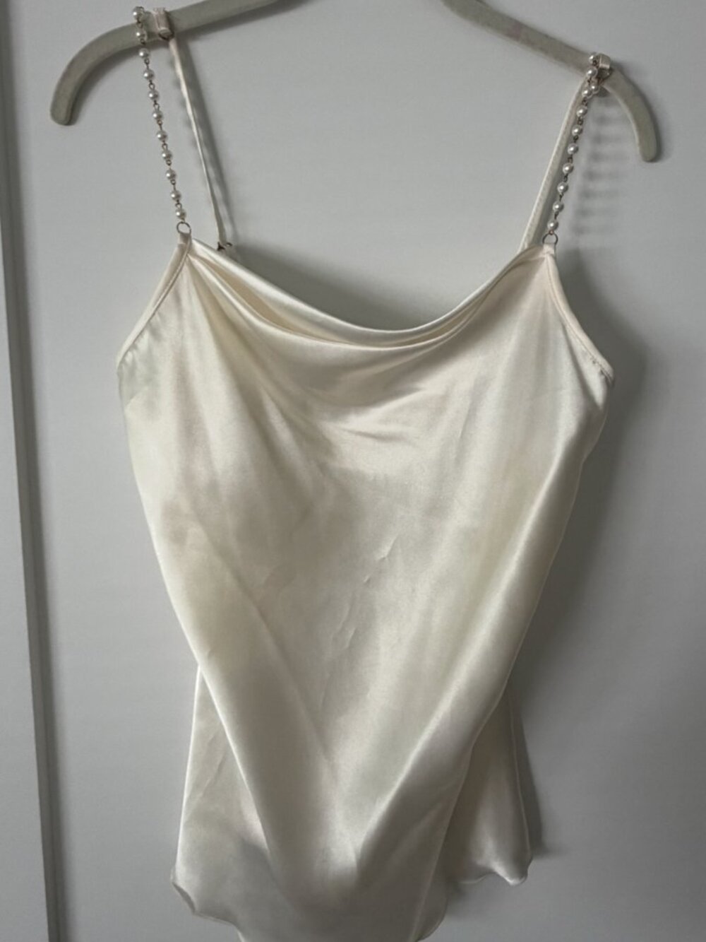Tash & Sophie White Satin Blouse